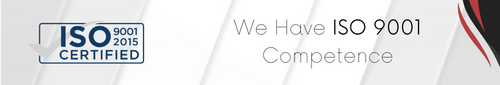 We Have ISO 9001 Competence